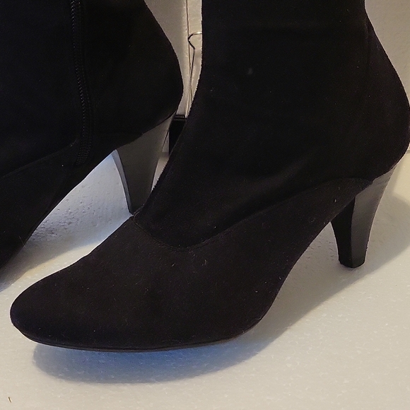 Slouch fuax suede boots - Picture 2 of 4
